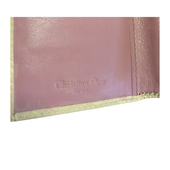 Vintage Rare Y2k pink Dior Monogram Wallet CD - Picture 6 of 9